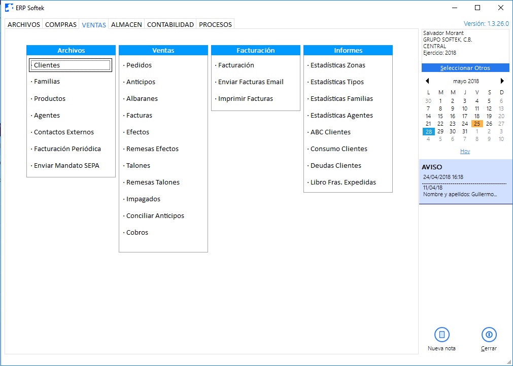 ERP MCodex